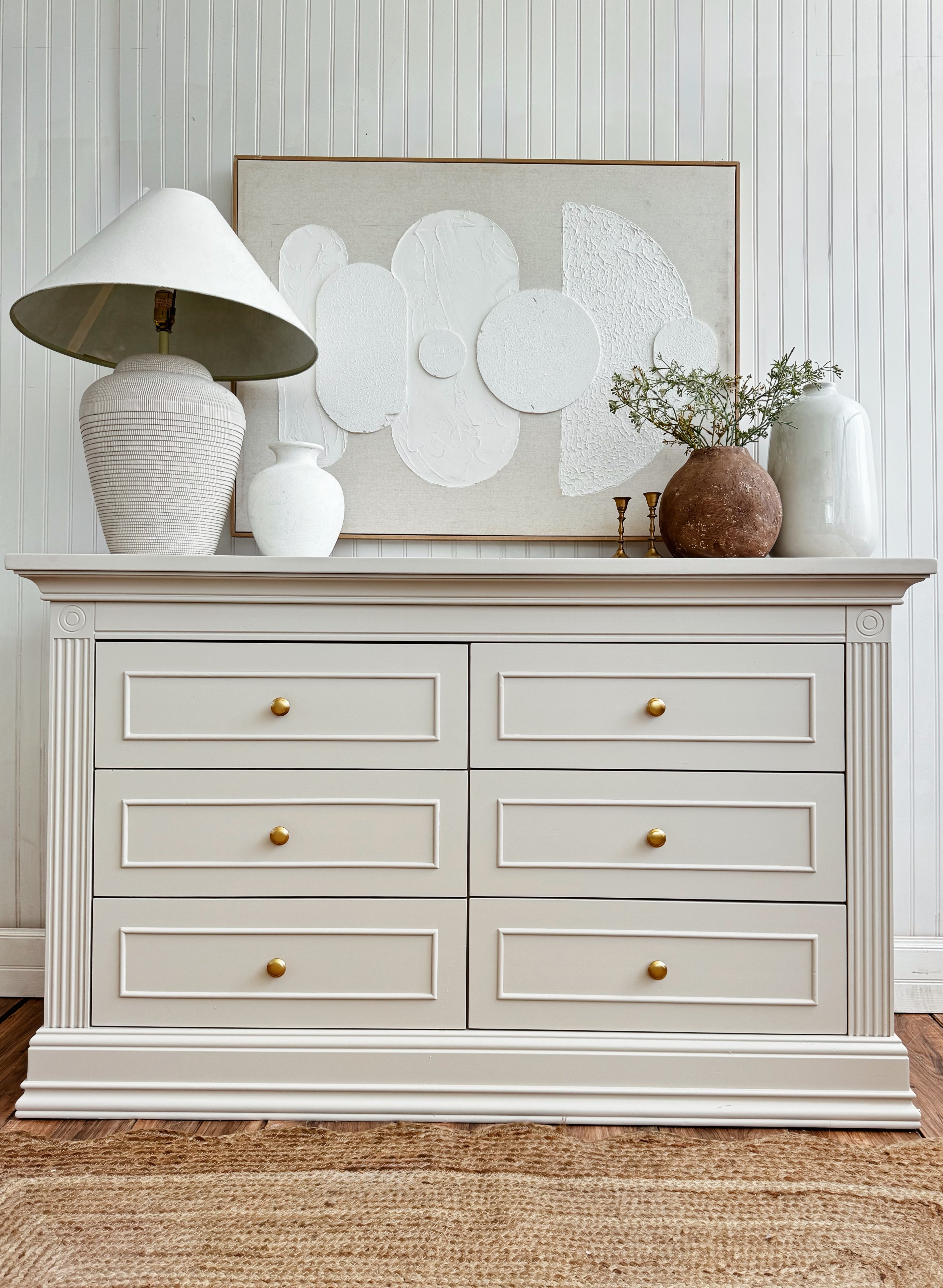 Solid wood baby dresser