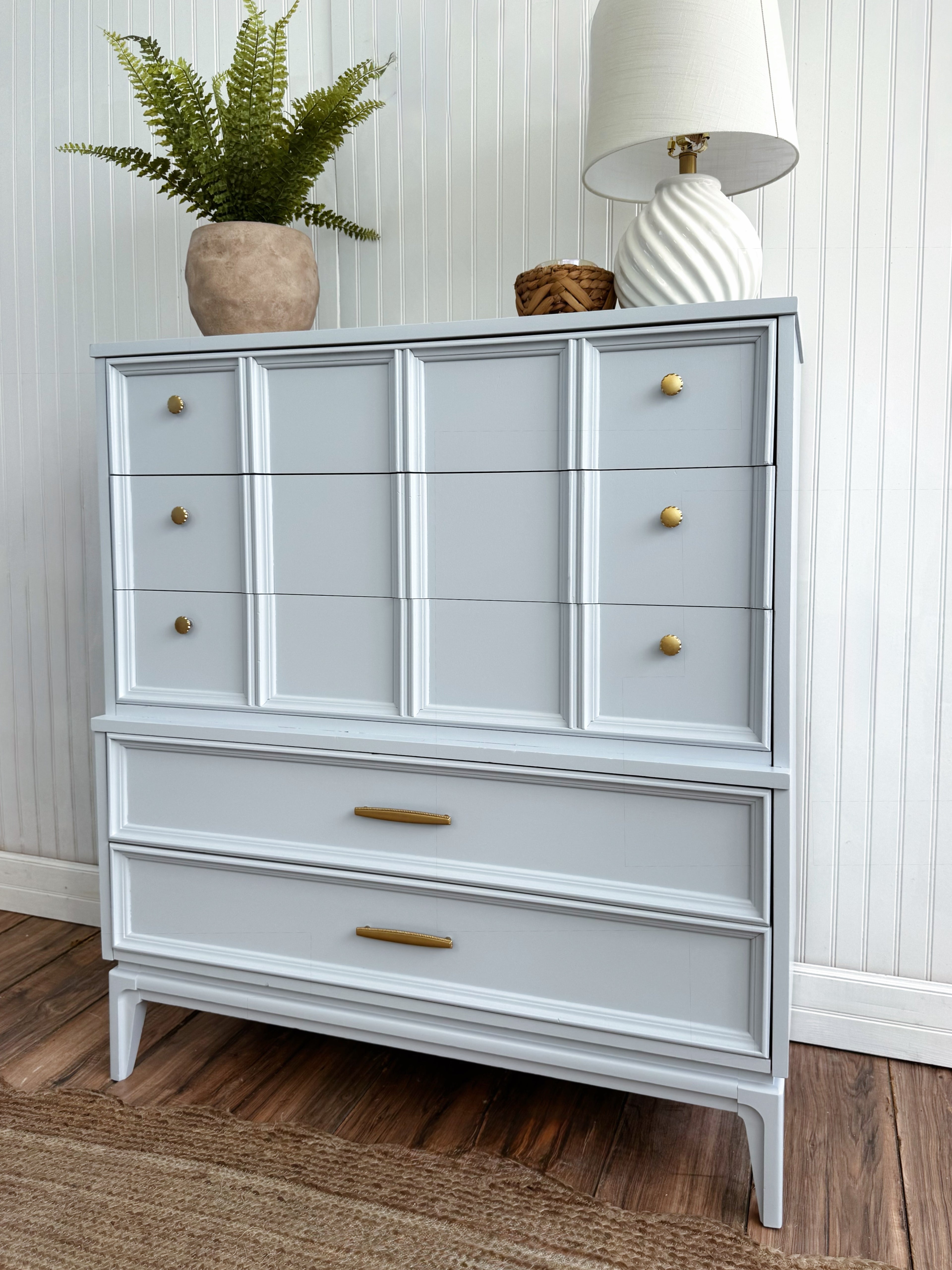 Mid century tall chest