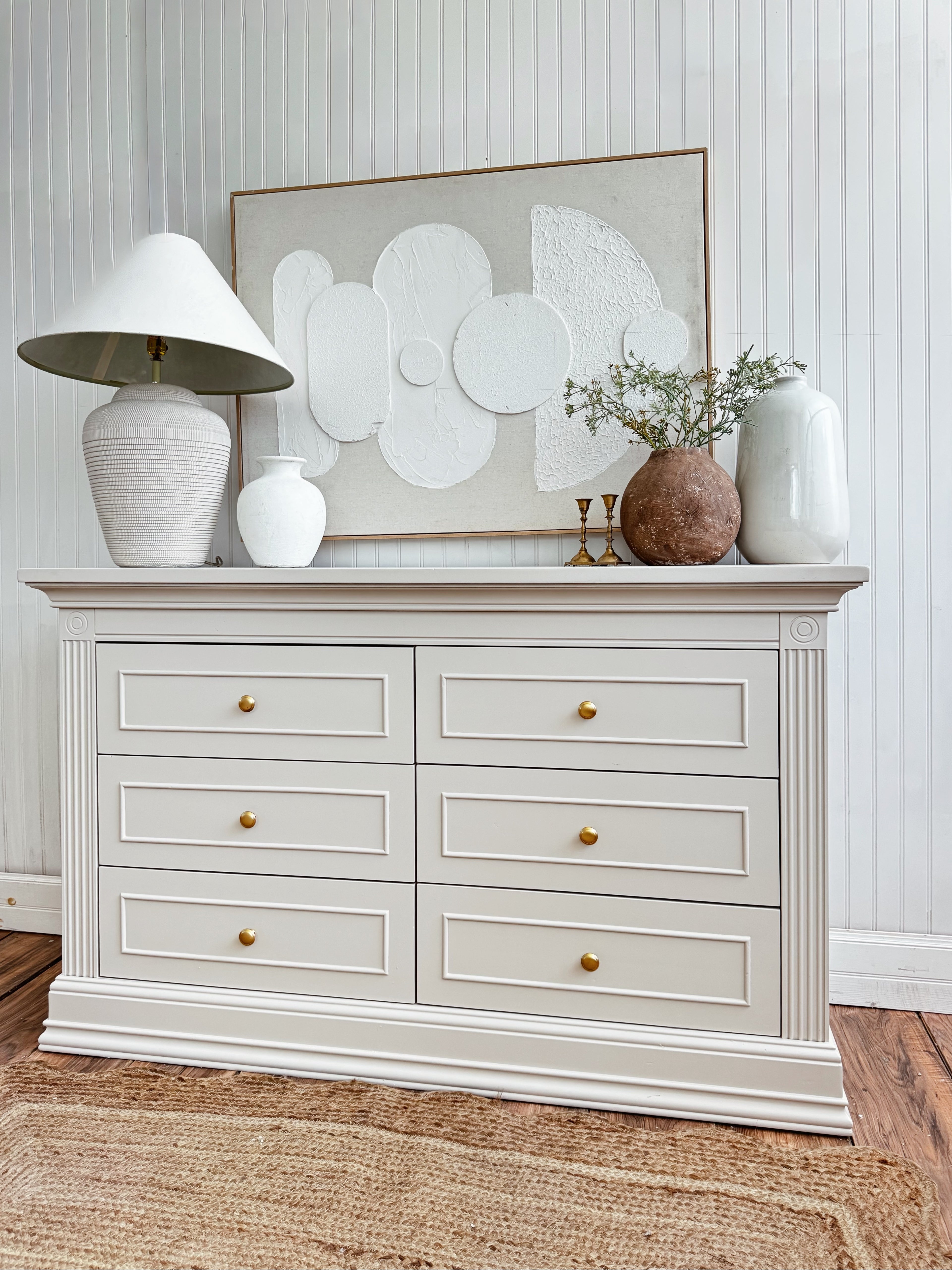 Solid wood baby dresser
