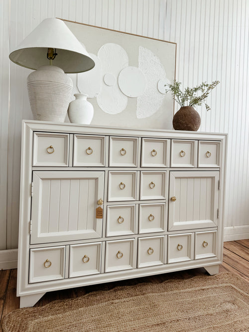 Solid wood dresser