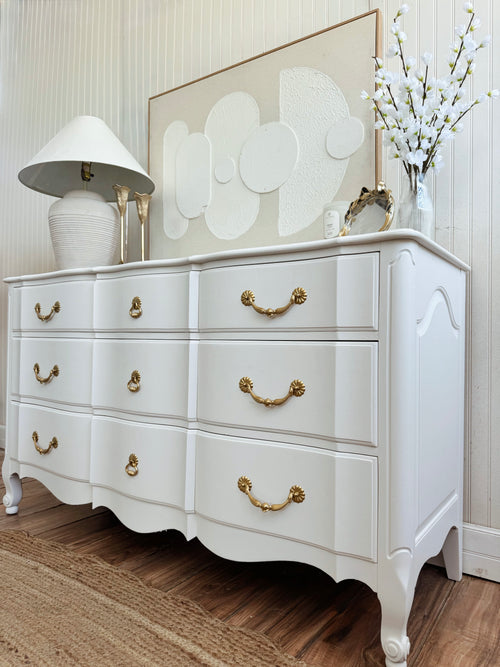Solid wood French dresser