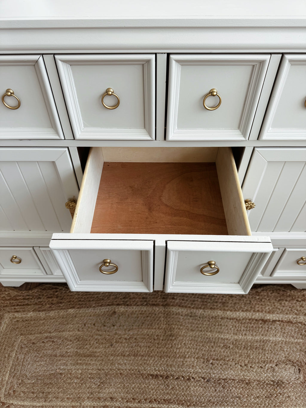 Solid wood dresser