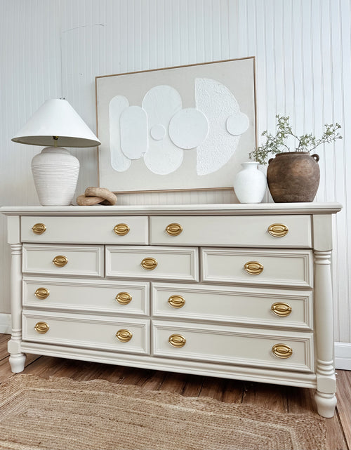 Solid wood dresser