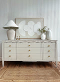 Vintage solid wood dresser