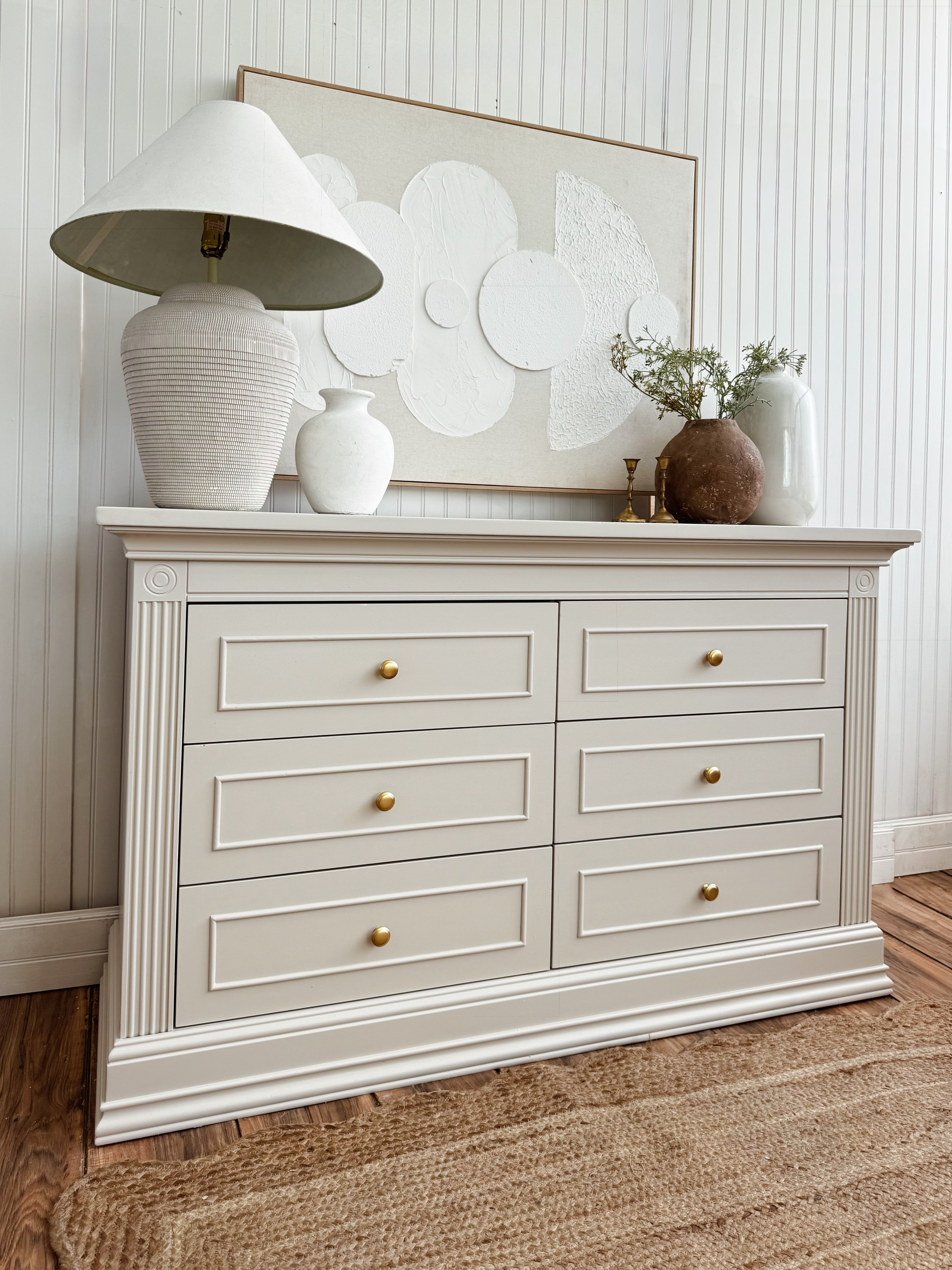 Solid wood baby dresser