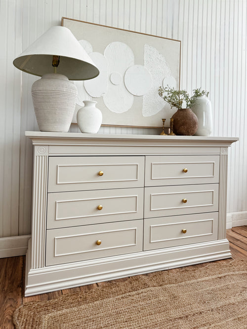 Solid wood baby dresser