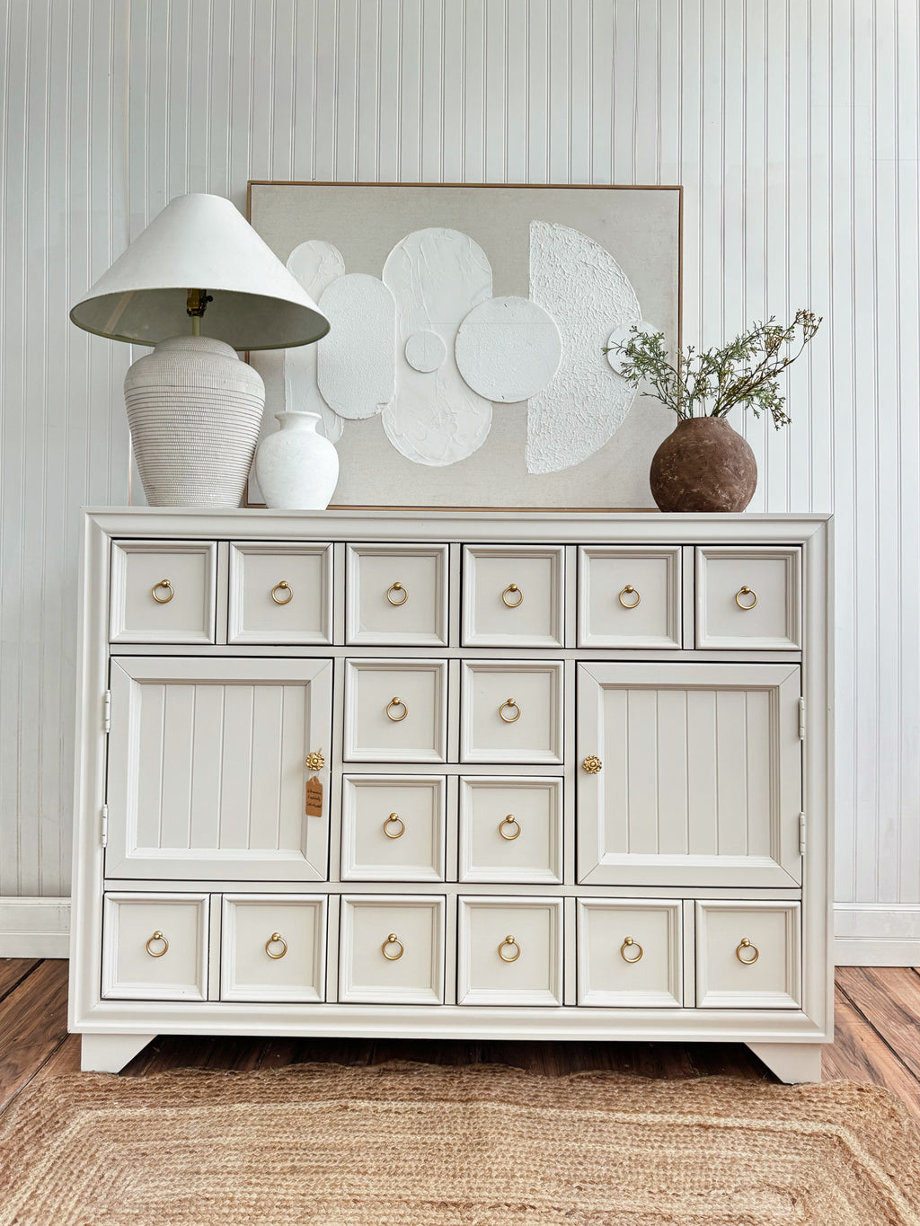 Solid wood dresser