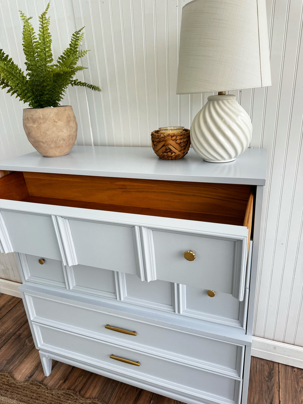 Mid century tall chest